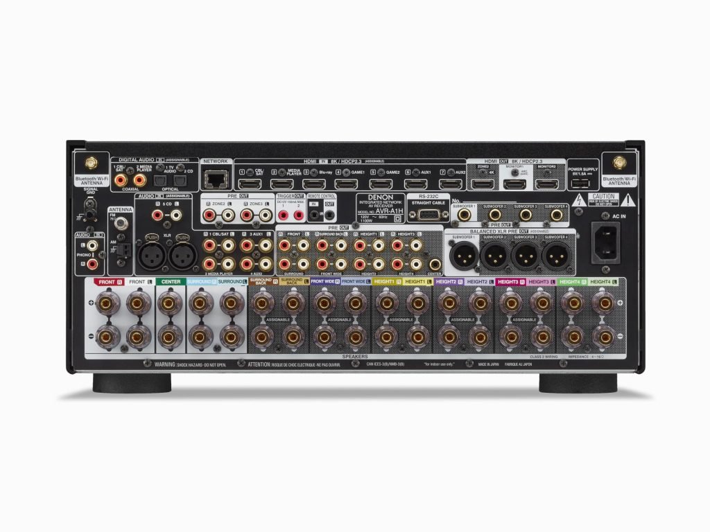 Denon AVR-A1H back