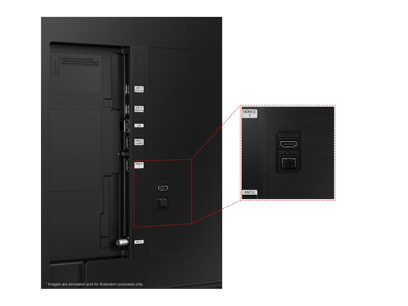 samsung qe1d ports