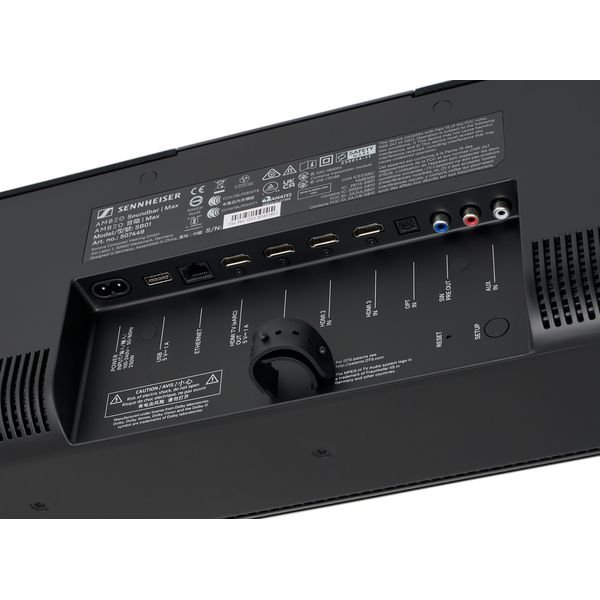 Sennheiser Ambeo Soundbar Max rear